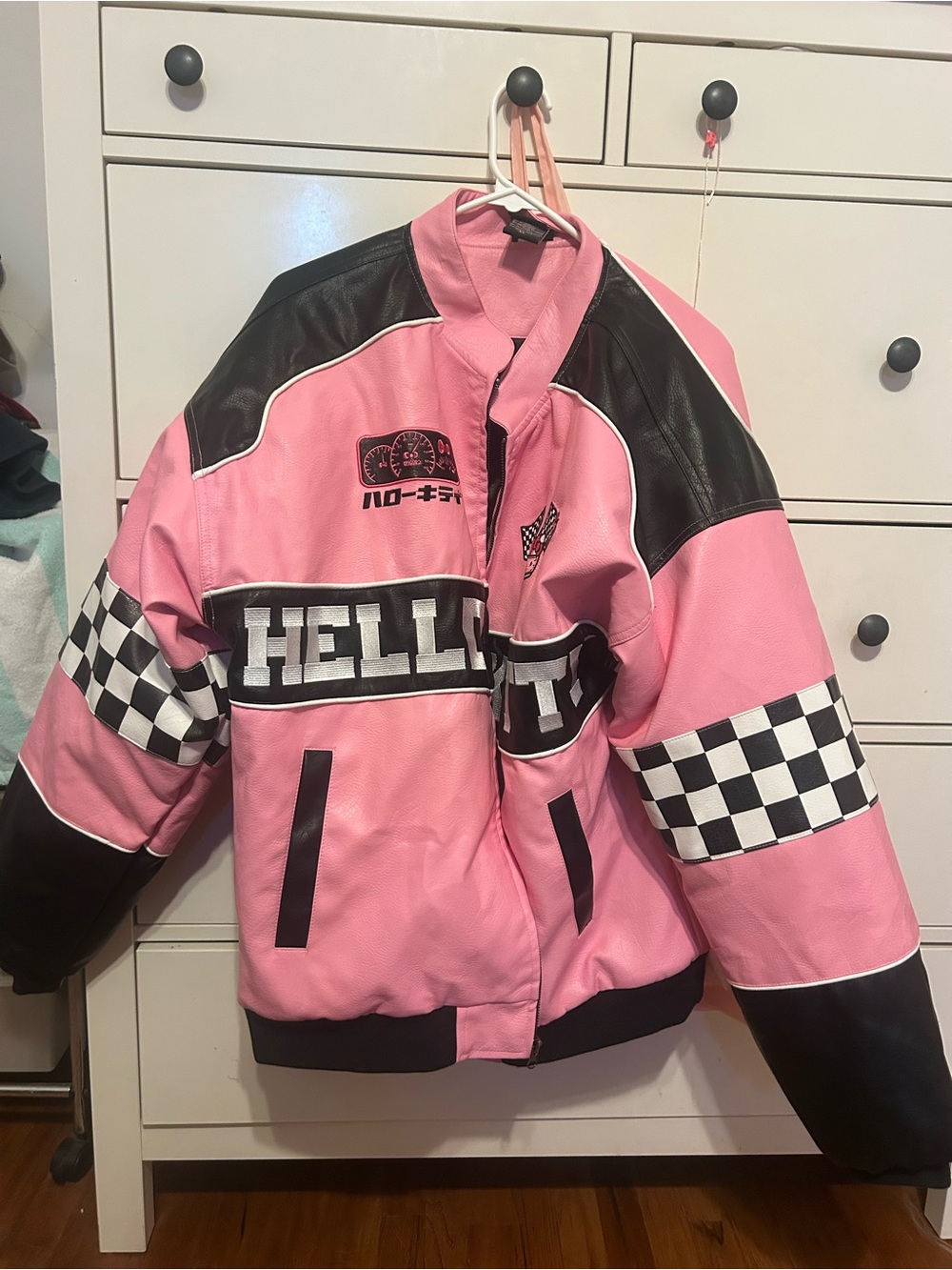 Sanrio Hello Kitty Pink Racing Jacket (BoxLunch 10th Anniversary Edition)